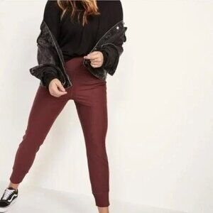 Old Navy Active Powersoft High-Rise Jogger Burgundy Maroon 3X
